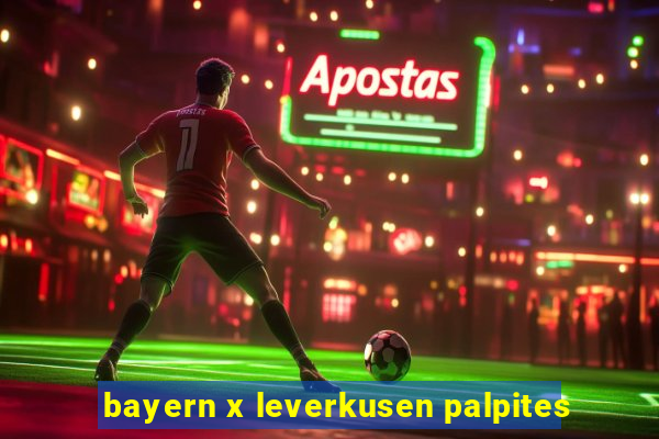 bayern x leverkusen palpites